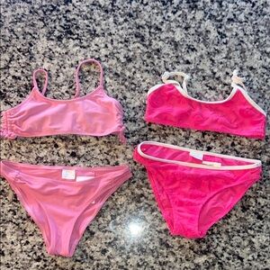 Zara pink bikinis